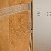 PULSE ShowerSpas Oahu ShowerSpa 1035 Matte Brushed Stainless Steel Shower Panel - Cloud 9 Shower Heads