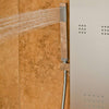 PULSE ShowerSpas Oahu ShowerSpa 1035 Matte Brushed Stainless Steel Shower Panel - Cloud 9 Shower Heads