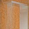 PULSE ShowerSpas Oahu ShowerSpa 1035 Matte Brushed Stainless Steel Shower Panel - Cloud 9 Shower Heads