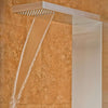 PULSE ShowerSpas Oahu ShowerSpa 1035 Matte Brushed Stainless Steel Shower Panel - Cloud 9 Shower Heads