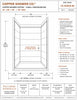 Copper Shower Surround System – Modular Wall Panel System