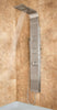 PULSE ShowerSpas Waimea ShowerSpa 1034 Matte Brushed Stainless Steel Shower Panel - Cloud 9 Shower Heads