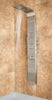 PULSE ShowerSpas Waimea ShowerSpa 1034 Matte Brushed Stainless Steel Shower Panel - Cloud 9 Shower Heads