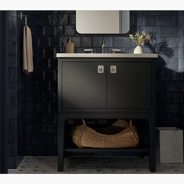Kohler Seagrove™ 30" Bathroom Vanity Cabinet with Sink and Quartz Top ...