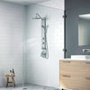 PULSE ShowerSpas Aloha ShowerSpa 1021-SSB Brushed Stainless Steel Shower System