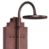 PULSE ShowerSpas Navajo ShowerSpa 1018 Hammered Copper ORB Shower Panel