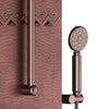 PULSE ShowerSpas Navajo ShowerSpa 1018 Hammered Copper ORB Shower Panel