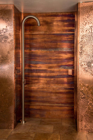 Copper Shower Co. Shower Surround Copper Shower Kit