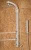 PULSE ShowerSpas Splash ShowerSpa1020-S Silver ABS Shower System - Cloud 9 Shower Heads
