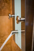 PULSE ShowerSpas Tropicana ShowerSpa 1039W-BN White Glass Shower Panel - Cloud 9 Shower Heads