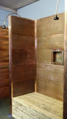Copper Shower Co. Bathtub Surround Copper Shower Kit