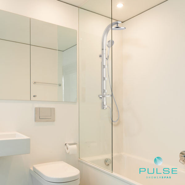 PULSE ShowerSpas Bonzai ShowerSpa 1017S Silver Aluminum Shower System