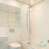 PULSE ShowerSpas Bonzai ShowerSpa 1017-S Silver Aluminum Shower System - Cloud 9 Shower Heads