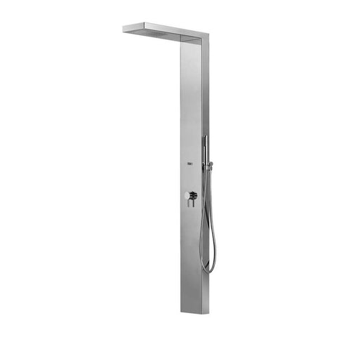 Outdoor Shower Co "In & Out" Wall Mount Single Supply Shower Panel - Hand Spray - Concealed Shower Head -  FTA-P22-CHS-M