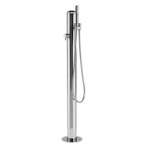 Outdoor Shower Co "Spring" Free Standing Single Supply Hand Spray - FTA-901-CHS-M