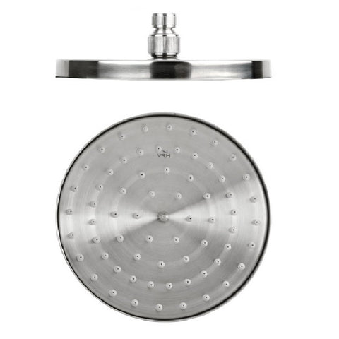 Outdoor Shower Co. 8″ Disk Shower Head – Satin CAP-115ZAS-8