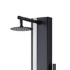 PULSE Eclipse ShowerSpa – 1060MB-SSB Matte Black/Stainless Steel Brushed Shower System