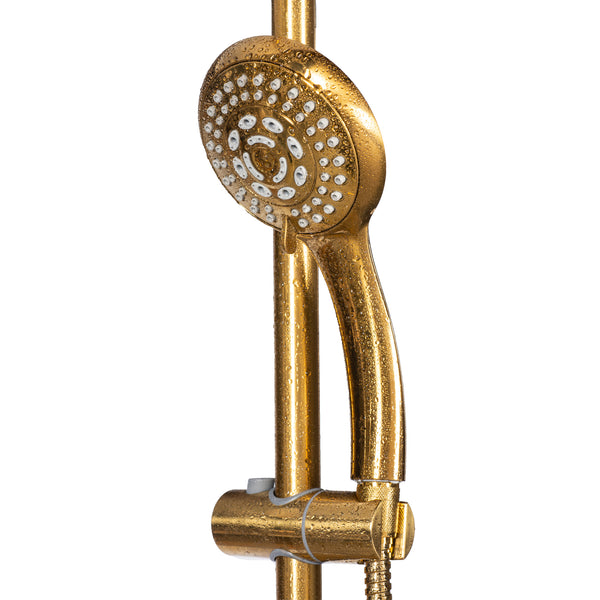 PULSE Kauai III Shower System 1011IIIBG Brushed Gold Shower System