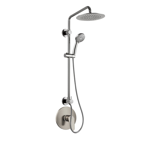 PULSE SeaBreeze II Shower System – 1088-BN-RIV Brushed-Nickel Shower System