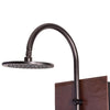 PULSE ShowerSpas Mojave ShowerSpa 1016 Hammered Copper ORB Shower Panel