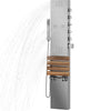 PULSE ShowerSpas Oahu ShowerSpa 1035 Matte Brushed Stainless Steel Shower Panel