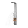 PULSE ShowerSpas Oahu ShowerSpa 1035 Matte Brushed Stainless Steel Shower Panel
