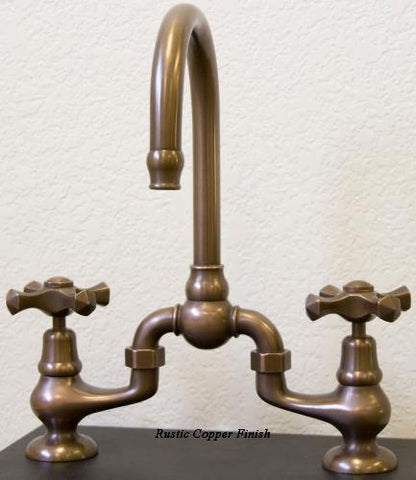 Sonoma Forge Brownstone Deck Mount Kitchen Faucet With Fixed Spout - BS-DM-FX