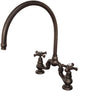 Sonoma Forge Deck Mount Kitchen Faucet With Large Swivel Spout - BS-DM-LG