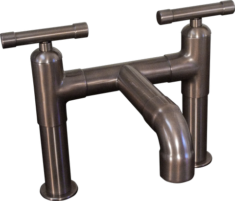 Sonoma Forge WaterBridge Short Deck Mount Lav Faucet W/ Elbow Spout - WB-LAV-DM-LBO-S