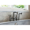 Sonoma Forge Waterbridge Wall Mount Tub Filler w/Elbow Spout & Handshower - WB-RTF-WM-LBO-HS