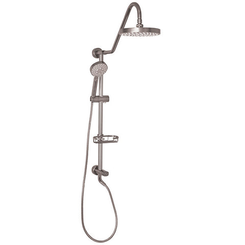 PULSE ShowerSpas Kauai III ShowerSpa 1011-III-BN Brushed Nickel Shower System - Cloud 9 Shower Heads