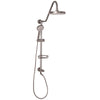 PULSE ShowerSpas Kauai III ShowerSpa 1011-III-BN Brushed Nickel Shower System - Cloud 9 Shower Heads