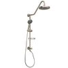 PULSE ShowerSpas Kauai III ShowerSpa 1011-III-BN Brushed Nickel Shower System - Cloud 9 Shower Heads