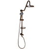 PULSE ShowerSpas Kauai III ShowerSpa 1011-III-BN Brushed Nickel Shower System - Cloud 9 Shower Heads