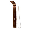 PULSE ShowerSpas Santa Cruz ShowerSpa 1033 Brushed Bronze Stainless Steel Shower Panel - Cloud 9 Shower Heads
