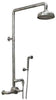 Sonoma Forge WaterBridge 950 Exposed Thermostatic Outdoor Shower – 8″ Rain Head & Handshower