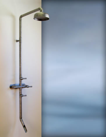 Sonoma Forge WB-SHW-870 Exposed Outdoor Shower Unit  W/ 8" Rain Head & Tub Filler