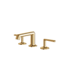 Aquabrass Forum Widespread Lavatory Faucet - Polished gold