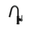 Aquabrass Barley Pull-Down Dual Stream Mode Kitchen Faucet - Electro black