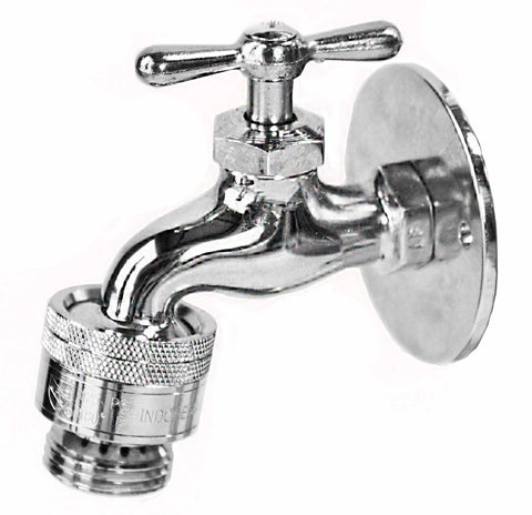 Outdoor Shower Co Chrome Plated Brass, 3/4” Male Hose Thread, Vacuum Breaker WMHB-158