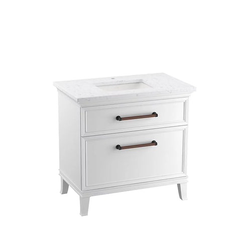 Kohler Artifacts™ 36" Bathroom Vanity Cabinet with Sink and Quartz top - K-CM33559-BD1-1WA
