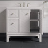 Kohler Beauxline® 36" Bathroom Vanity Cabinet with Sink and Quartz Top - K-33531-ASB-0