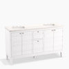 Kohler Helst® 60" Bathroom Vanity Cabinet with Sink and Quartz Top - K-33527-ASB-0