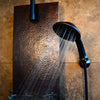 PULSE ShowerSpas Sedona ShowerSpa 1041 Hammered Copper ORB Shower Panel - Cloud 9 Shower Heads
