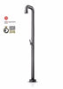 JEE-O SOHO 01 Black Hammer-coat Stainless Steel Outdoor Shower 700-6102 - Cloud 9 Shower Heads