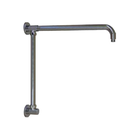 Opella's 201.170.110 Vertical Riser with 17" Shower Arm - Chrome