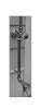 Outdoor Shower Co. WM-442-ADA - Chrome Plated Brass Valve, 3" Shower Head