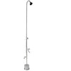 Outdoor Shower Co 3” Shower Head, Hose Bibb, Foot Shower BS-2000-CHV