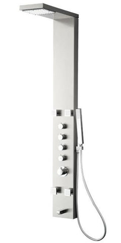 Fresca Verona Stainless Steel (Brushed Silver) FSP8006BS Shower Massage Panel - Cloud 9 Shower Heads