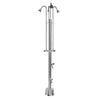 Outdoor Shower Co Four 3” Shower Heads, Foot Shower, Hose Bibb PS-3400-4X-ADA